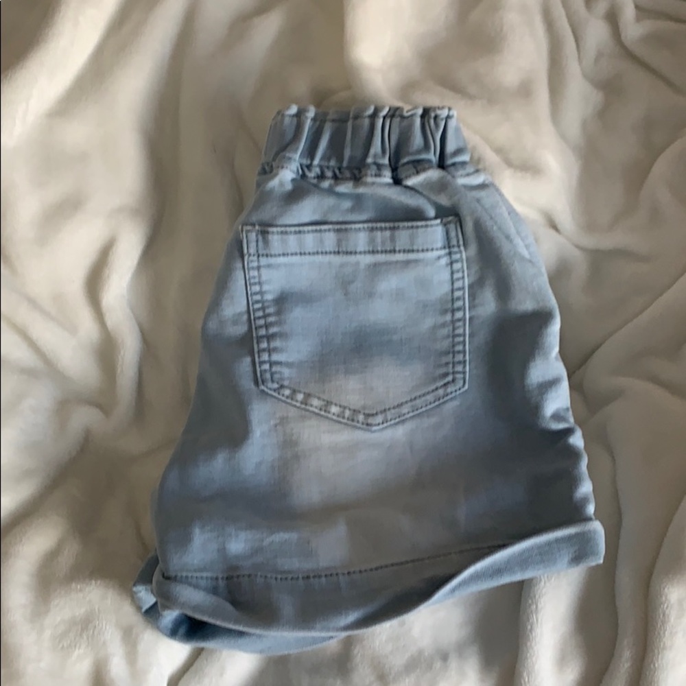Denim drawstring shorts - Picture 2 of 3